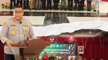 Gelar Apel Siaga Operasi Lancang Kuning 2026, Polres Kampar Perkuat Pengamanan Mudik Lebaran