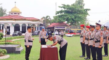 IPDA Vicky Risky, Paur Bidhumas Polda Riau, Dilantik Jadi Kapolsek Teluk Meranti Pelalawan