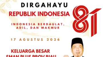 SMAN Plus Provinsi Riau Serukan Semangat Kemerdekaan di HUT RI ke-81