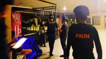 Jaga Kamtibmas Malam, URC Polres Kampar Patroli di Bangkinang
