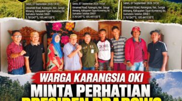 Cari Kepastian Lahan, Warga Karangsia OKI Temui DPP AKPERSI